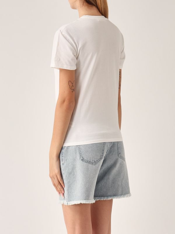 3. T-shirt donna in cotone Estate Mi Lontana 01n MC2 Saint Barth emi0001