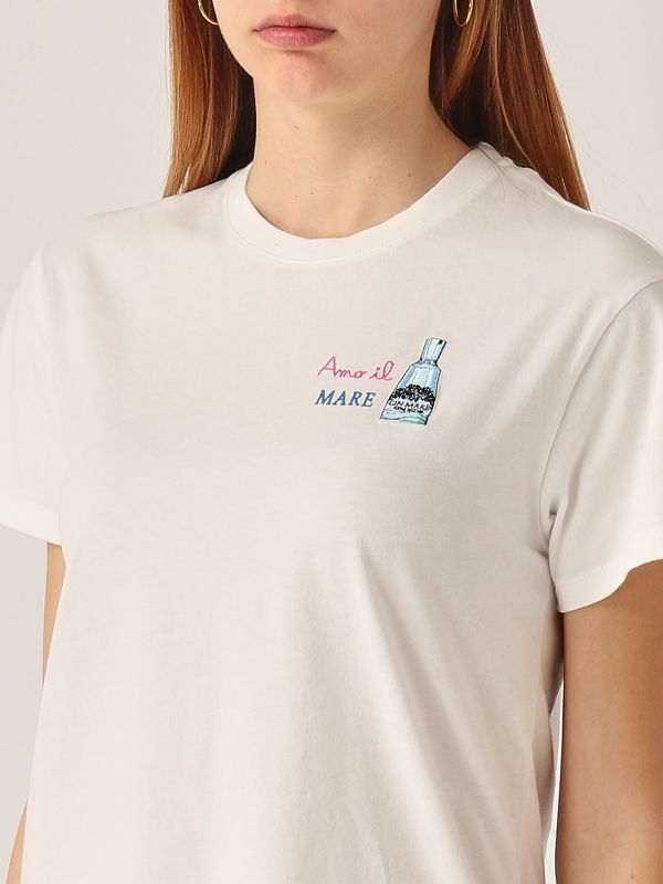 4. T-shirt donna in cotone Gin Mare MC2 Saint Barth emi0001