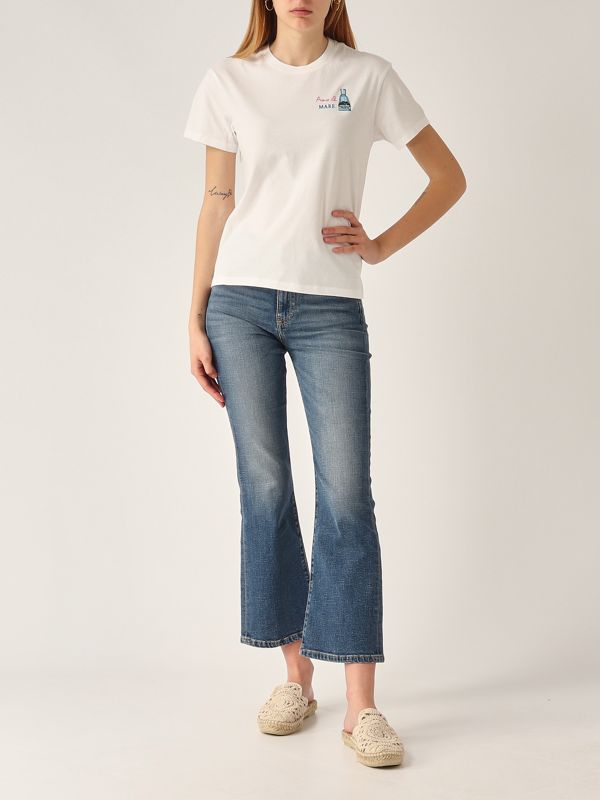 5. T-shirt donna in cotone Gin Mare MC2 Saint Barth emi0001