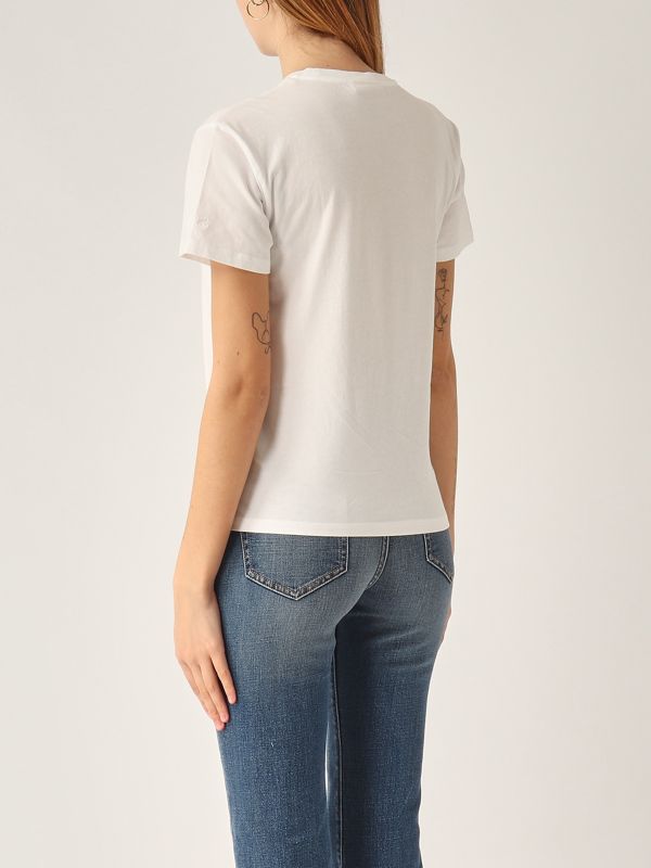 3. T-shirt donna in cotone Glass Gin MC2 Saint Barth emi0001