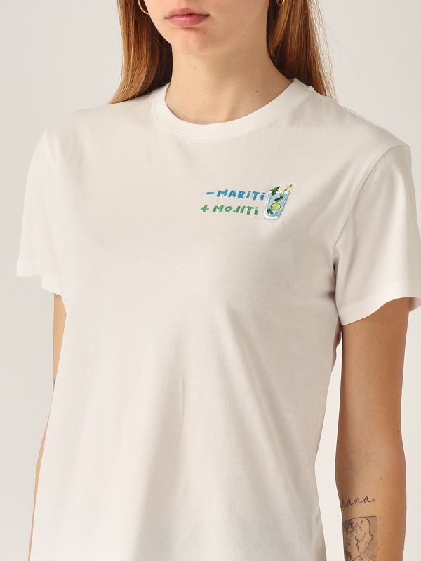 4. T-shirt donna in cotone Mojito MC2 Saint Barth emi0001