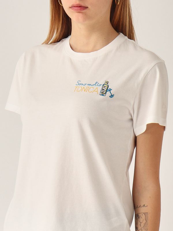 4. T-shirt donna in cotone Molto Tonica MC2 Saint Barth emi0001