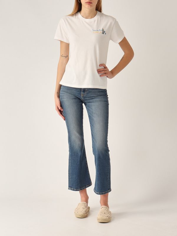 5. T-shirt donna in cotone Molto Tonica MC2 Saint Barth emi0001