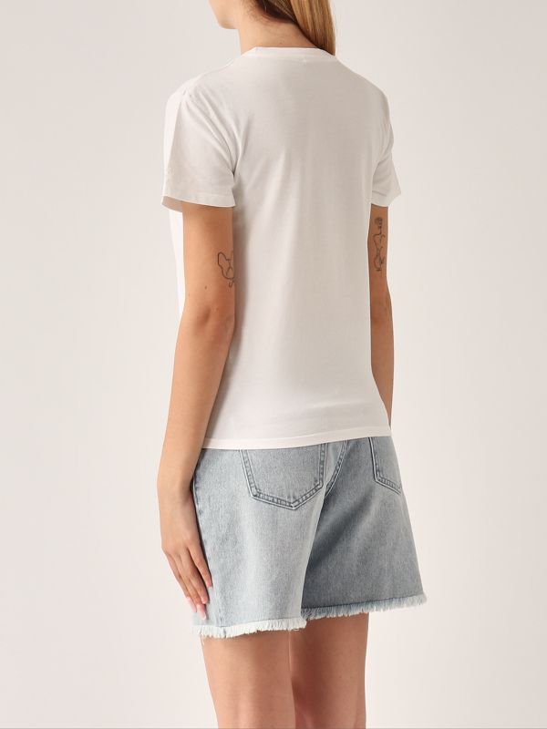 3. T-shirt donna in cotone Sambarth 01n MC2 Saint Barth emi0001