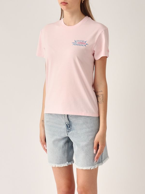 2. T-shirt donna in cotone Spesso Ho Sempre Ragione 20 MC2 Saint Barth emi0001
