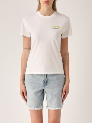 1. T-shirt donna in cotone Limoni Cojoni 01n