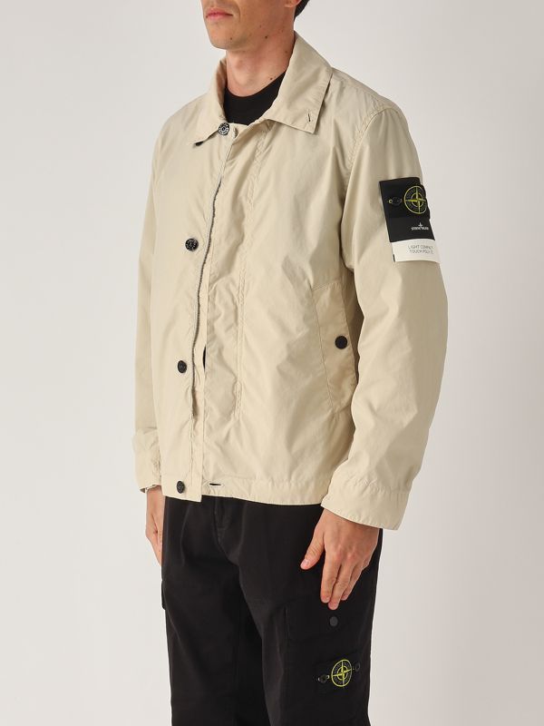 2. Chaqueta de hombre en tela de poliéster Beige Stone Island k1s154100025s0042