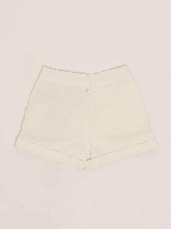 2. Shorts bambina in cotone stretch Bianco Liu Jo ka5048t2934