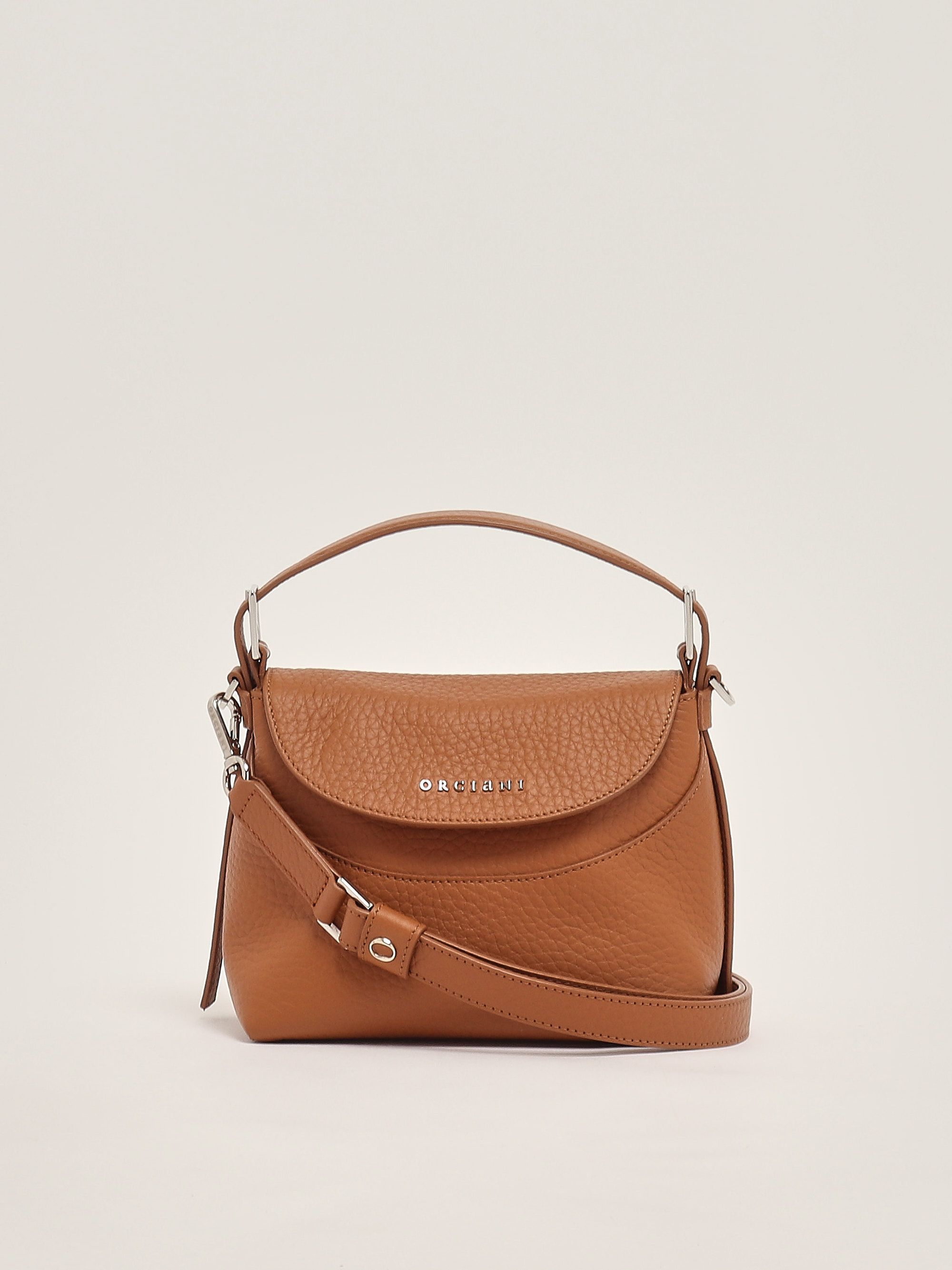 ハンドバッグ ORCIANI Woman Handbag Tobacco BT2006SCB SIGARO ORCIANI: Handbag woman - Brown | Orciani handbag BT2006SCB