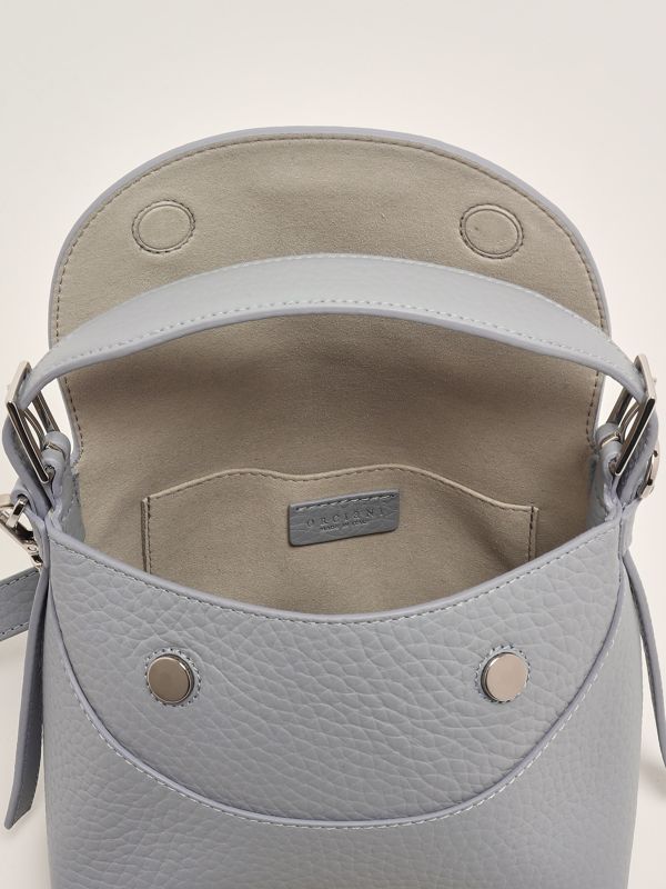 4. Women's Nana small soft leather bag Heavenly Dust Orciani b02175sof
