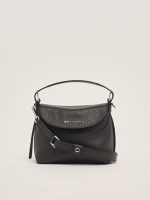 3. Women's Nana small soft leather bag Black
