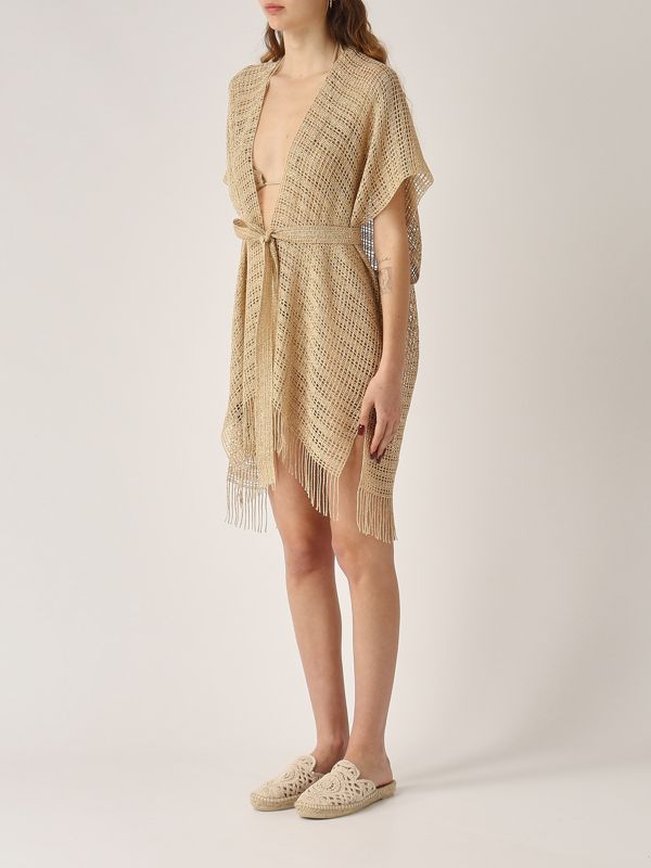 2. Women's lurex mesh caftan Ginger Twinset 251to5190