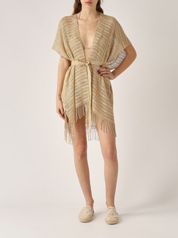 5. Women's lurex mesh caftan Ginger Twinset 251to5190