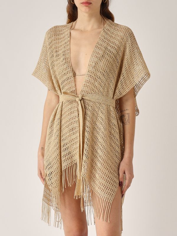 4. Women's lurex mesh caftan Ginger Twinset 251to5190