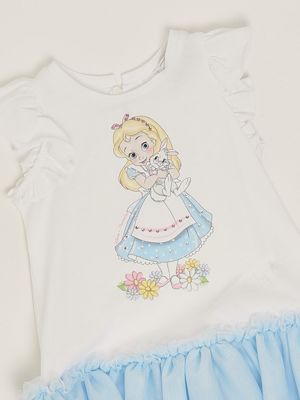 T-shirt Fille Monnalisa - Manches Longues - Ivoire - Taille 5 Ans