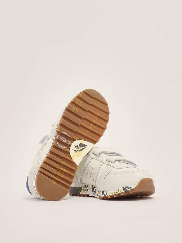 4. Sky leather baby sneakers White-Royal Premiata 18049357