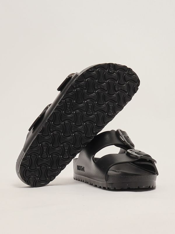 4. Arizona Big Buckle EVA rubber sandals for women Black Birkenstock 1029641