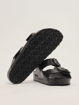 4. Arizona Big Buckle EVA rubber sandals for women Black