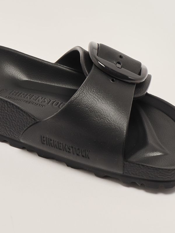 5. Madrid Big Buckle EVA rubber sandals for women Black Birkenstock 1029635