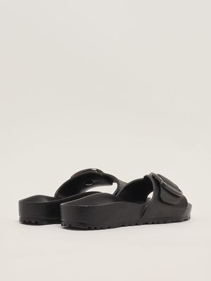 3. Madrid Big Buckle EVA rubber sandals for women Black