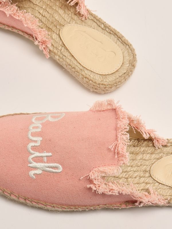 4. Espadrillas donna in canvas Rosa MC2 Saint Barth isl0004