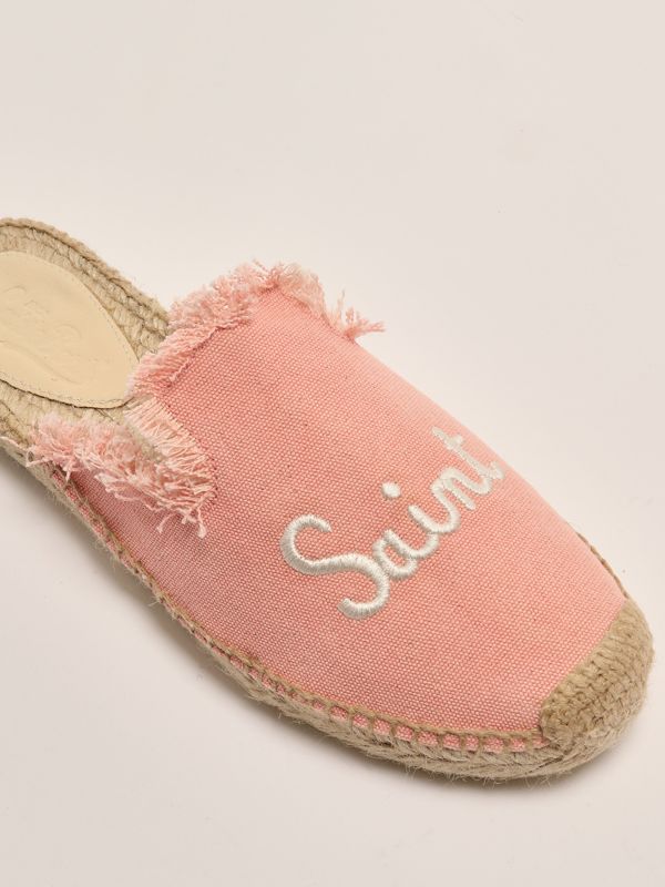 5. Espadrillas donna in canvas Rosa MC2 Saint Barth isl0004