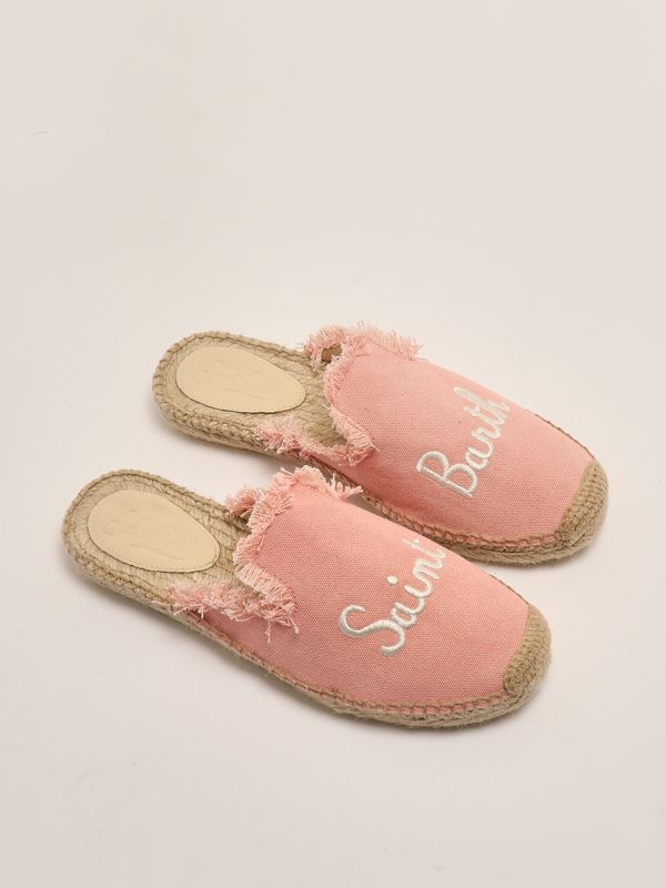 2. Espadrillas donna in canvas Rosa MC2 Saint Barth isl0004