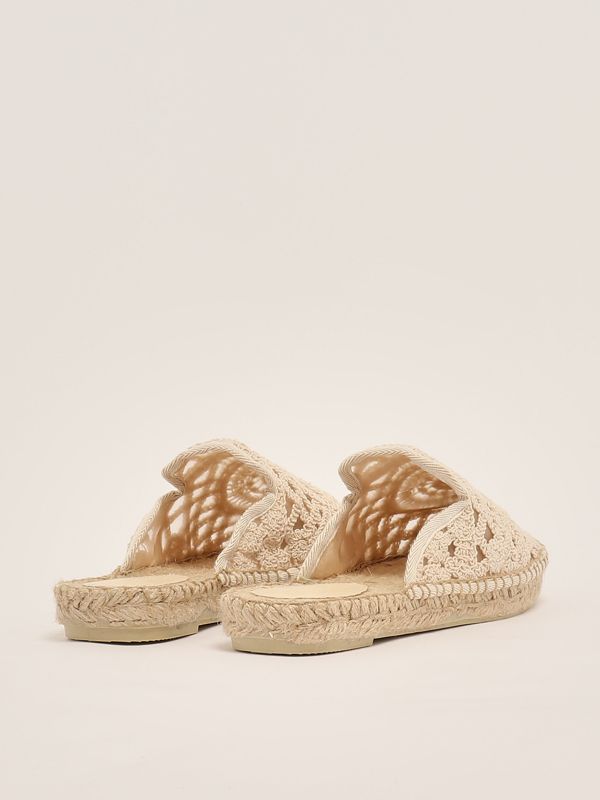 3. Espadrillas donna in macramè Beige MC2 Saint Barth isl0005