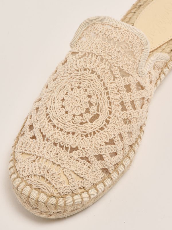 5. Espadrillas donna in macramè Beige MC2 Saint Barth isl0005