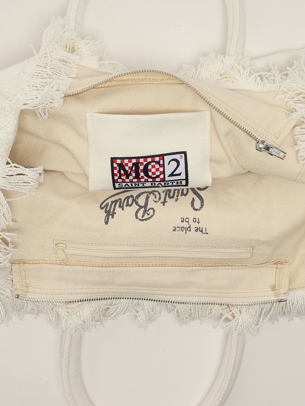 3. Women's cotton vanity bag White MC2 Saint Barth vani001