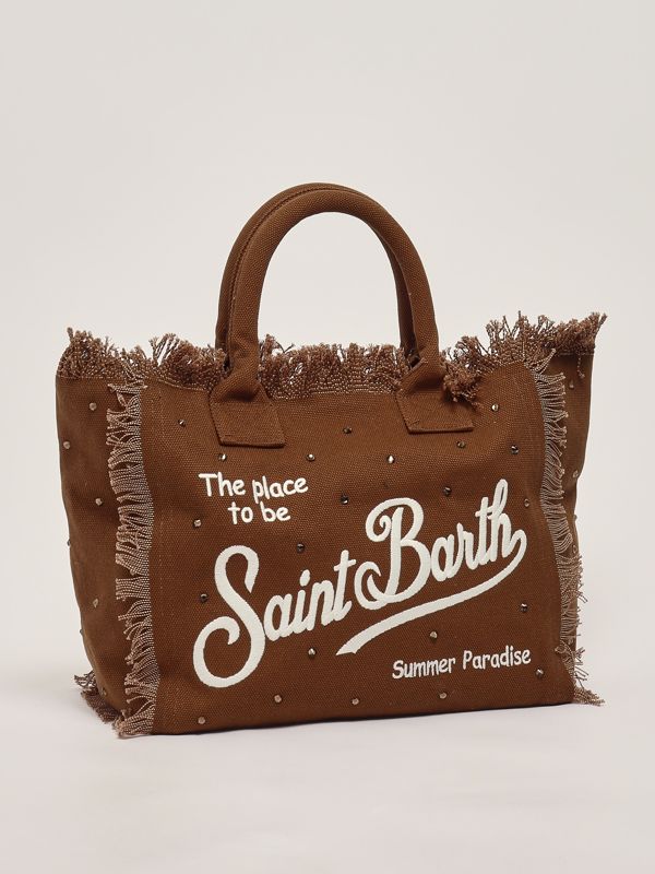 2. Women's cotton vanity bag Brown MC2 Saint Barth vani001