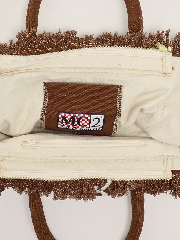 4. Women's cotton vanity bag Brown MC2 Saint Barth vani001