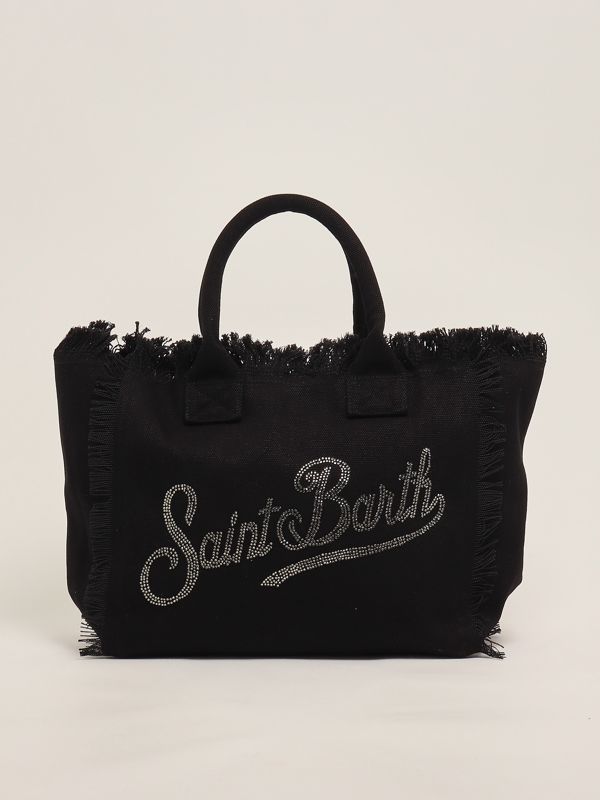 1. Women's cotton vanity bag Black MC2 Saint Barth vani001