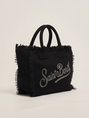 2. Women's cotton vanity bag Black