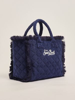 2. Sac éponge Vanity pour femmes Bleu