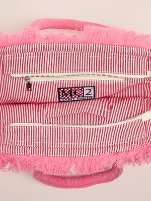 3. Sac éponge Vanity pour femmes Fuchsia
