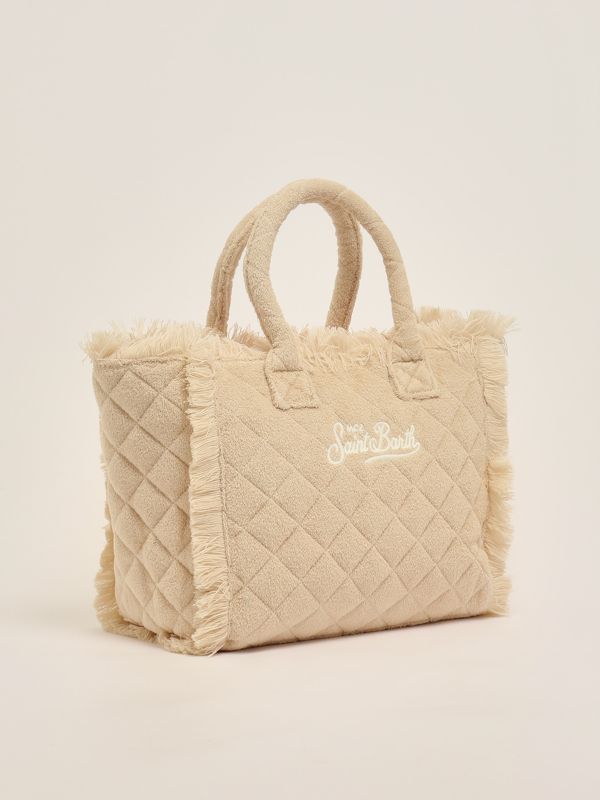 2. Women's Vanity terry bag Beige MC2 Saint Barth vani007