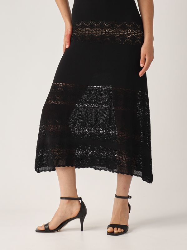 4. Women's knit dress Black Twinset 251tt3210