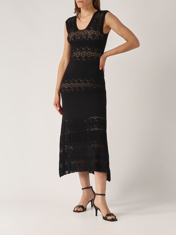 5. Women's knit dress Black Twinset 251tt3210
