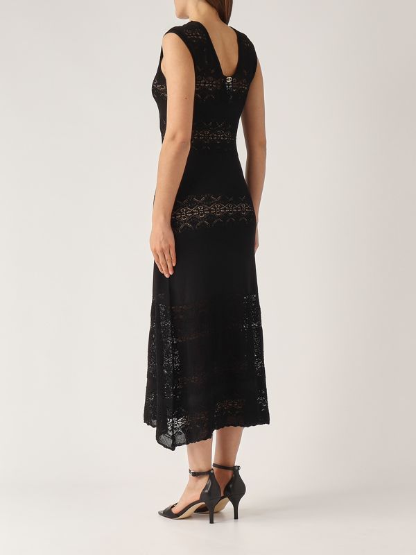 3. Women's knit dress Black Twinset 251tt3210