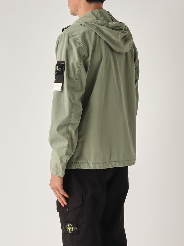 3. Veste en sergé de coton Supima pour hommes Vert Stone Island k1s154100091s0010