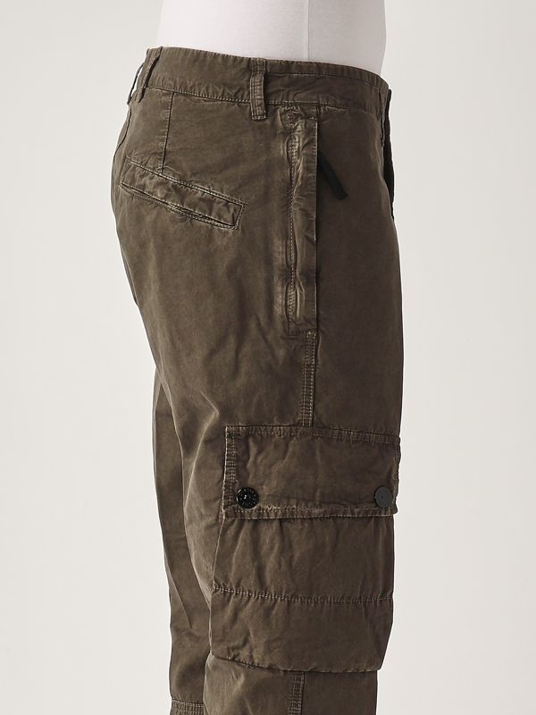 4. Pantalone uomo in cotone Militare Stone Island k1s153100303s00wa