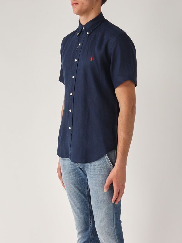 slim fit dress slacks Polo Ralph Lauren Custom-fit casual shirt 