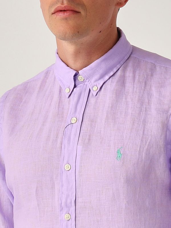 4. Slim fit linen shirt for men Wisteria Polo Ralph Lauren 710968915