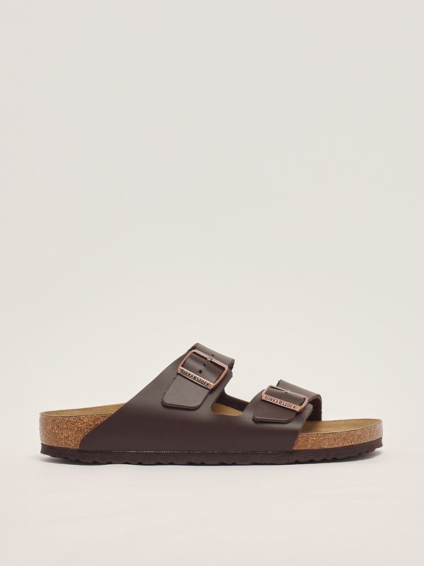 Arizona men's smooth leather sandal 051103 Moro | Caposerio.com