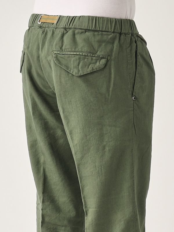 4. Pantalón de hombre de algodón y lyocell Militar White sand 25su12180