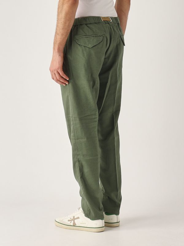 3. Pantalón de hombre de algodón y lyocell Militar White sand 25su12180