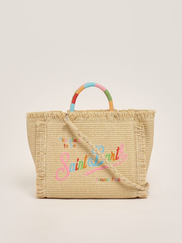 Colette women's raffia bag col0017 Multicolor