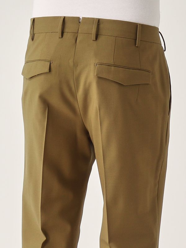 4. Stretch virgin wool trousers for men Camel PT Torino coafmaz00cl1t099