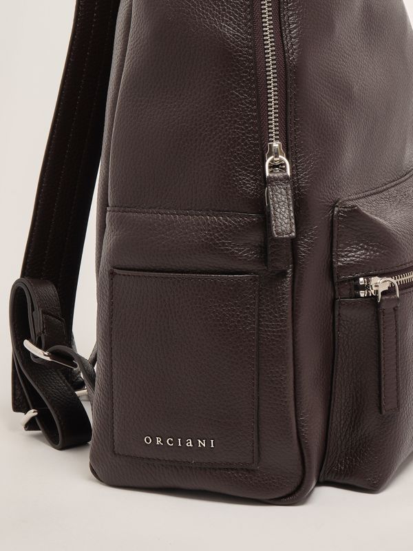 4. Zaino uomo in pelle Ebano Orciani p00711mic